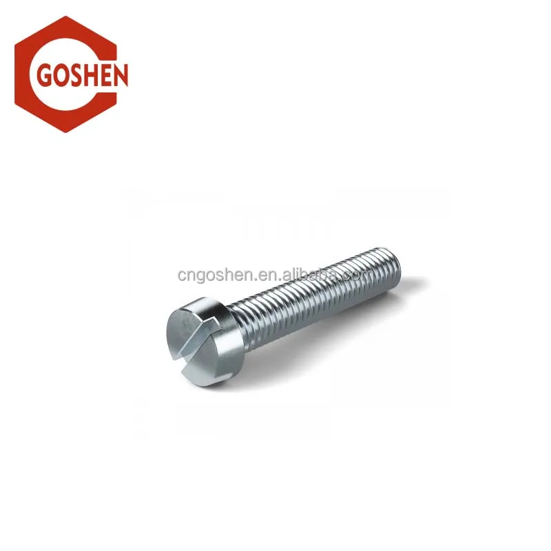 
din84 carbon steel Slotted pan head machine screws 