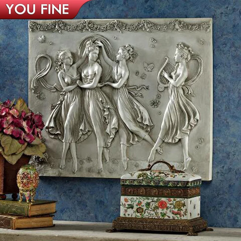 
Large Marble stone Female Relief Sculpture for decoration 