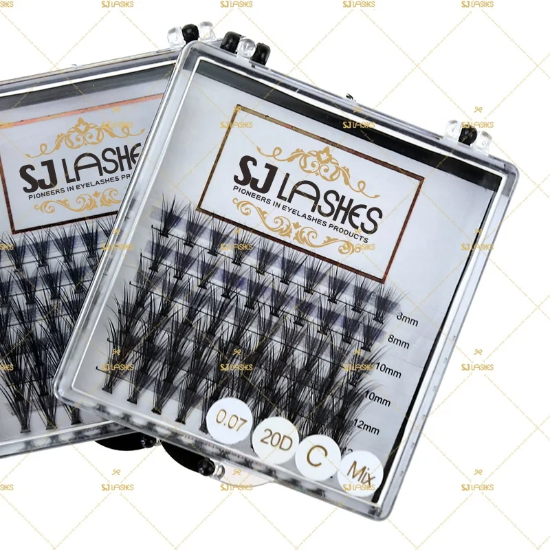 

Fluffy Fans Eyelash Extensions With Own Logo Packaging Lash Wholesale