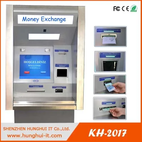 Interactive Foreign Currency Exchange Atm Machine With Customized