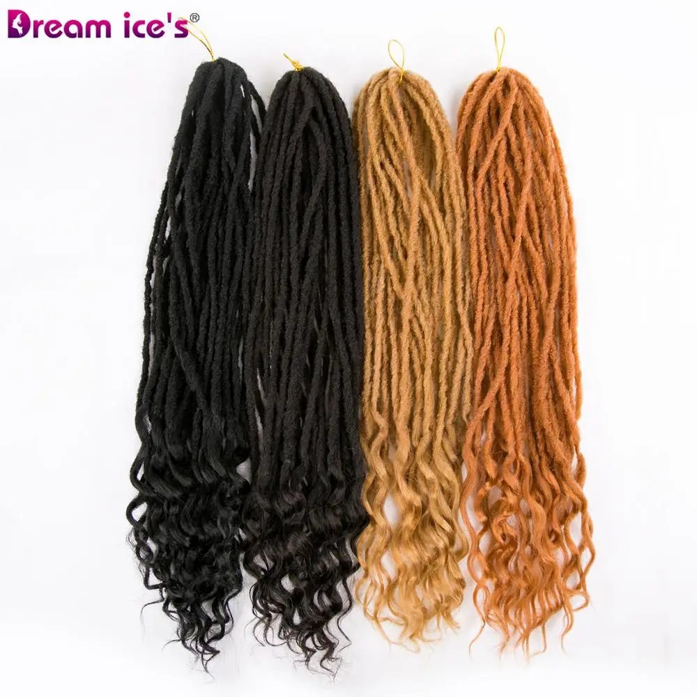 

New arrival 24inch Faux locs dreads foe dreadlocks hair braids Synthetic dreadlocks crochet dreads braids Dreadlocks for women, #2,#4,#1b,#27,#30