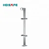 Stainless steel outdoor or indoor used glass railings post, stair handrail fitting
