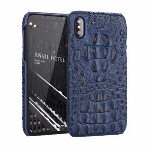 Crocodile Leather Case iPhone X