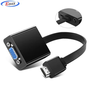 HDMI to VGA Adapter Audio Jack PC & Laptop