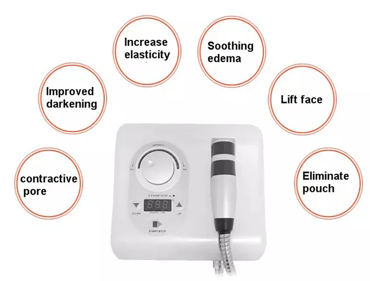 2 in 1 Cryo Facial Machine Skin Cool Electroporation No Needle Mesotherapy Equipment