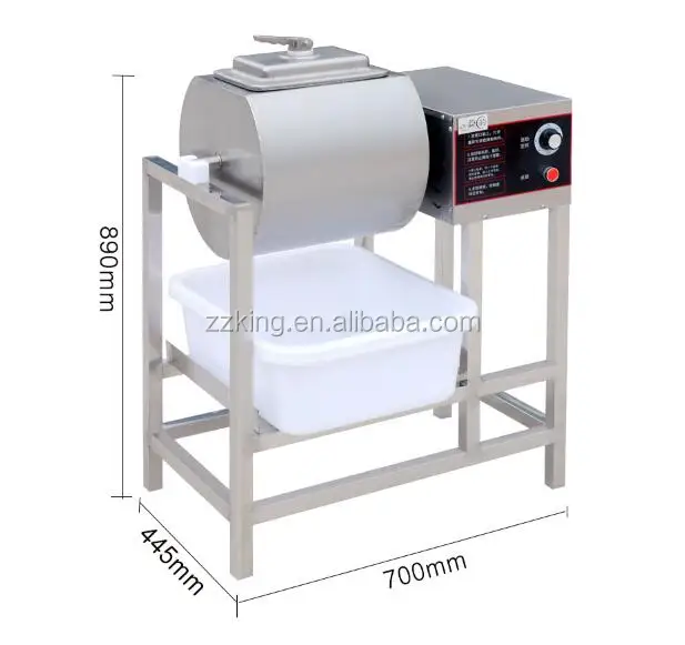 Kfc Chicken Meat Burger Marinated Machine / Small Vacuum Meat