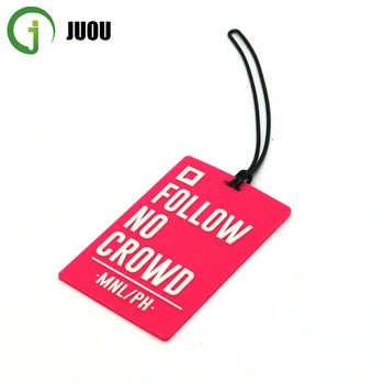 Wholesale Cheap Price Bulk High Quality Hard Pvc Plastic Luggage Tags With Slip Ring Insert ...
