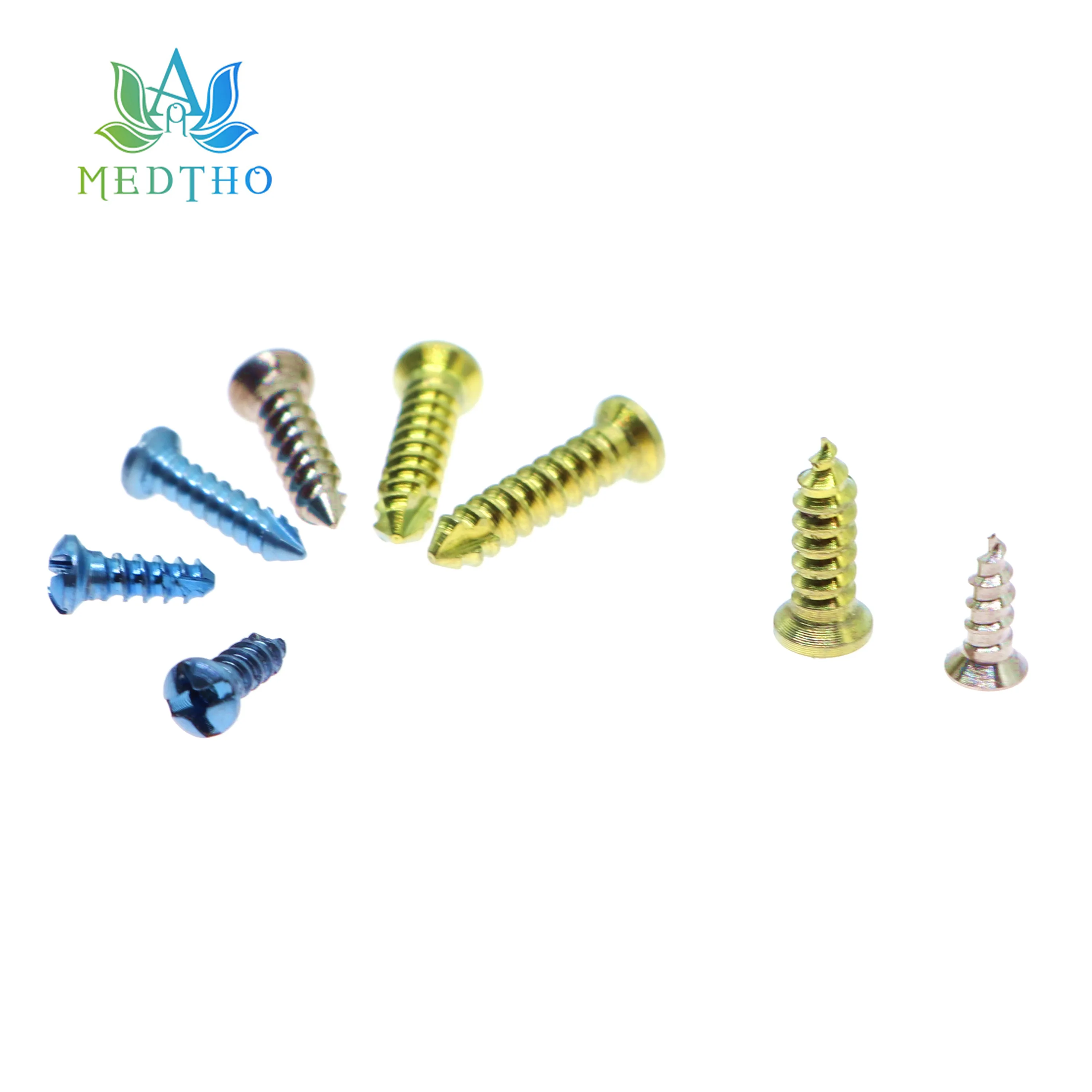 
orthopedic plate maxillofacial implants 1.5mm self-drilling and self-tapping maxillofacial screw 