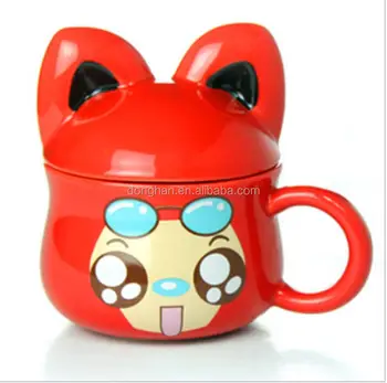 Cartoon Characters Fox Ceramic Mug For Kids Cartoon Characters Fox Ceramic Mug