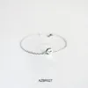 2017 popular silver jewelry bangle wholesale thin chain skull bracelet for women