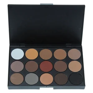 Professional Cosmetic Warm 15 colors Pallet Makeup Eyeshadow Custom Pigment Powder Beauty Eye Shadow Palette