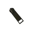 No3 metal zipper slider square design puller custom zipper heads