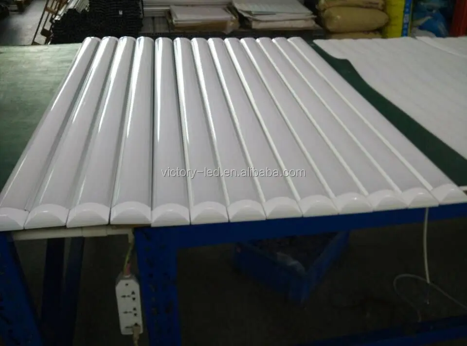 Led linear light fixture 40W Indoor ceiling surface mounted LED Batten light tube/ flat led tube/narrow led