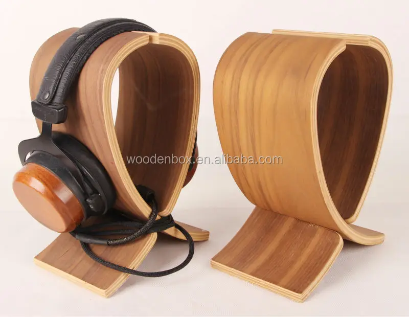 
Wholesale New Style Wooden Headphone Stands, Wooden Earphone Stands, Wooden Headphone Holder 
