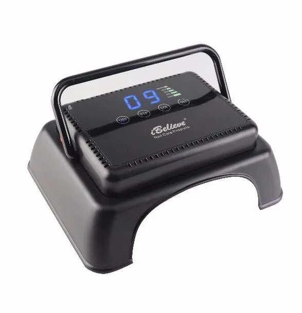 

64W UV Led nail lamp digital nail art machine Wireless led gel nail lamp, Black or customized color