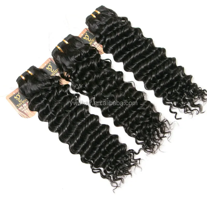 

Deep Curly Wave Indian Hair 3 Bundles Total 300g Free Shipping 100% Unprocessed Human Hair Extensions, N/a