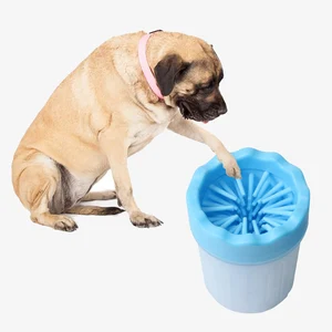 Image of Dog Paw Cleaner, Handy & Portable Pet Paw Washer for Small Medium Large Dogs Cats to Clean Paws Anywhere