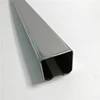 AISI 304 stainless steel channel frame c shape magnetic metal strips for bar decoration