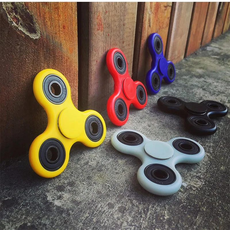 2017 New arrival EDC Fidget spinner fidget toy tri hand Spinner cheapest is fidget toy