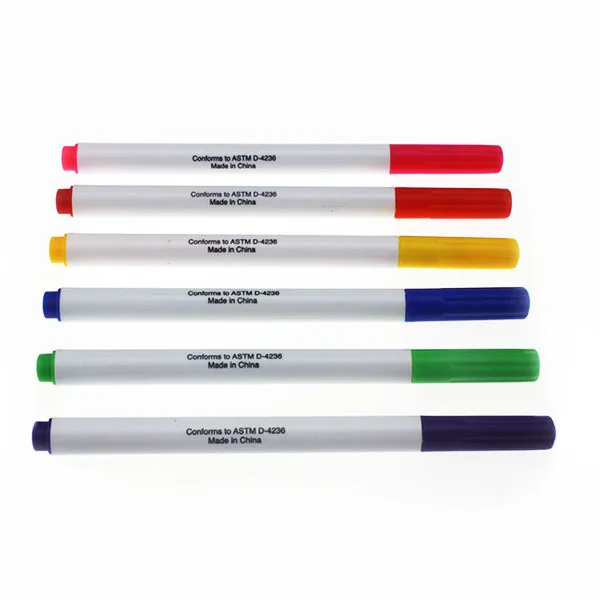 Promotional Multi-colors Permanent Fabric Marker Pen, Non-toxic Waterproof Textile Marker Pen