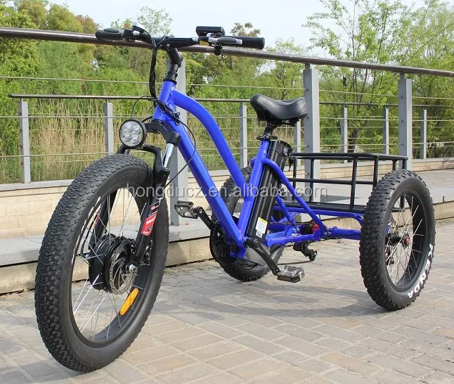 three wheel bike with big tires