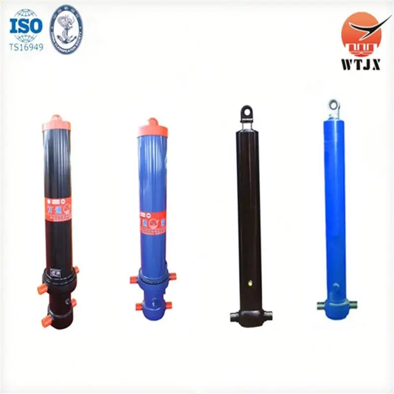 3 To 5 Stages Frontpushed Telescopic Hydraulic Jacks For Tipping