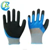 nitrile and latex foam Double coated cut resistant work gloves