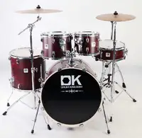 

Black color many stock best prices in wood shell acustic drum kit for sale