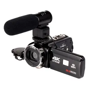 4k wifi digital video camera with 3.0'' LCD full HD display digital zoom night vision digital camcorder