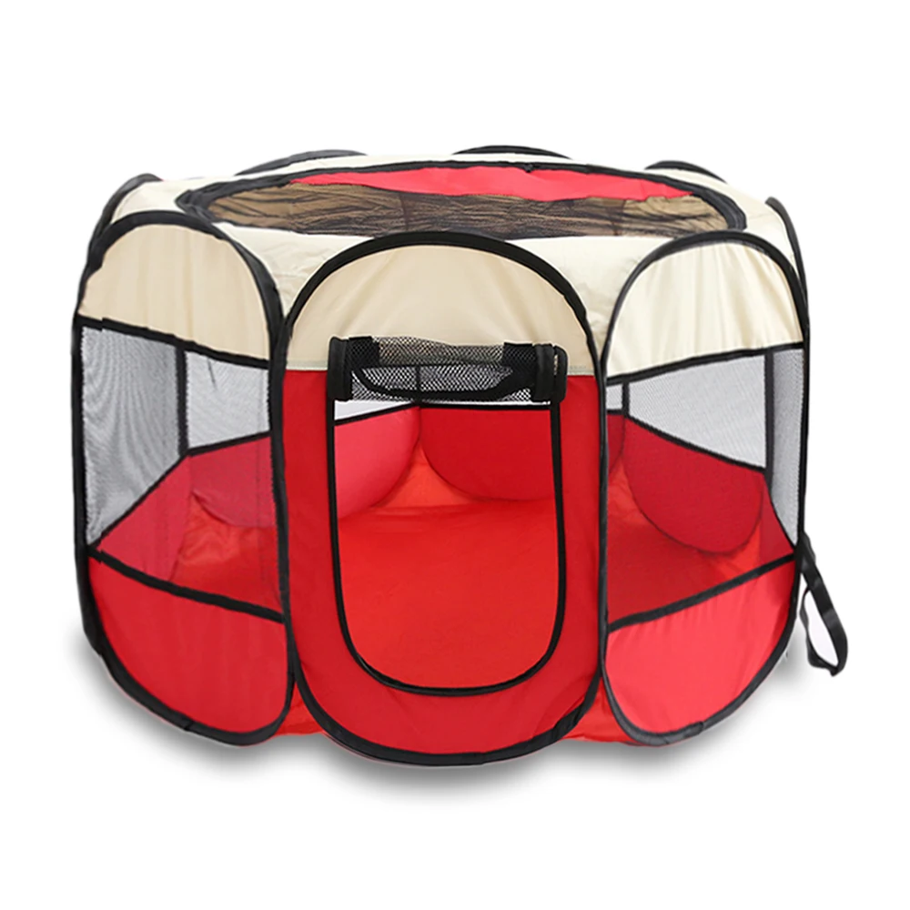 600d Foldable Pet Playpen Dog Cage Pet Tent Puppy Exercise Pen Kennel
