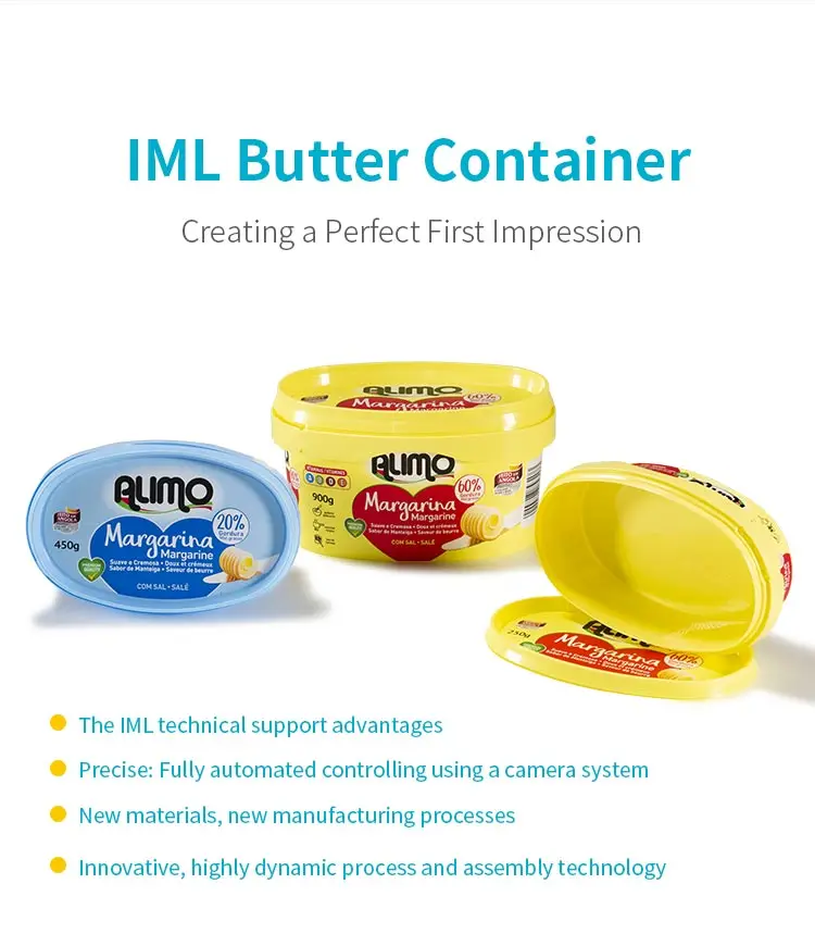 250g,450g,900g Iml Plastic Margarine Containers With Tamper Proof Buy