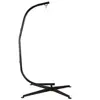 Solid Steel C Hammock Frame Stand Construction Hammock Air Porch Swing Chair New