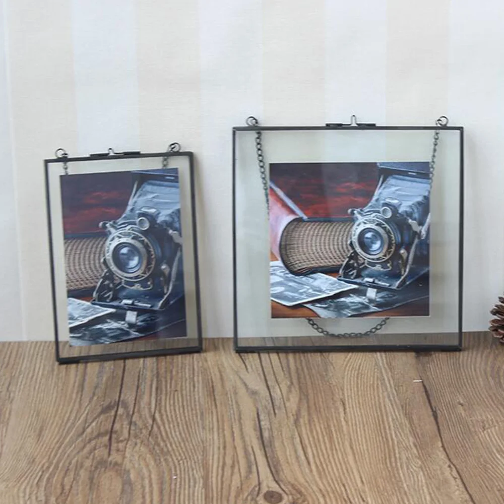 4*6inch Vintage Simple Metal Wall Hanging Picture Frames Wedding Photo