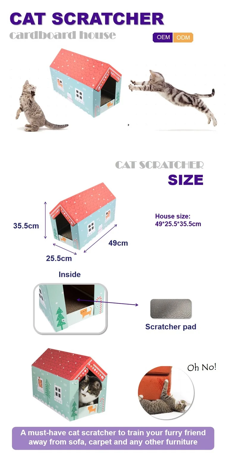 Cat Scratcher House