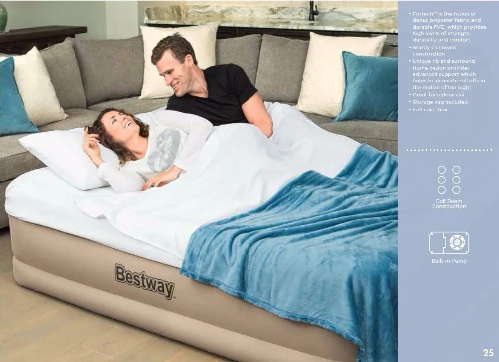 Bestway 69017 Twin Size High Quality Air Mattress With Builtin Electric Pump Buy Twin Size