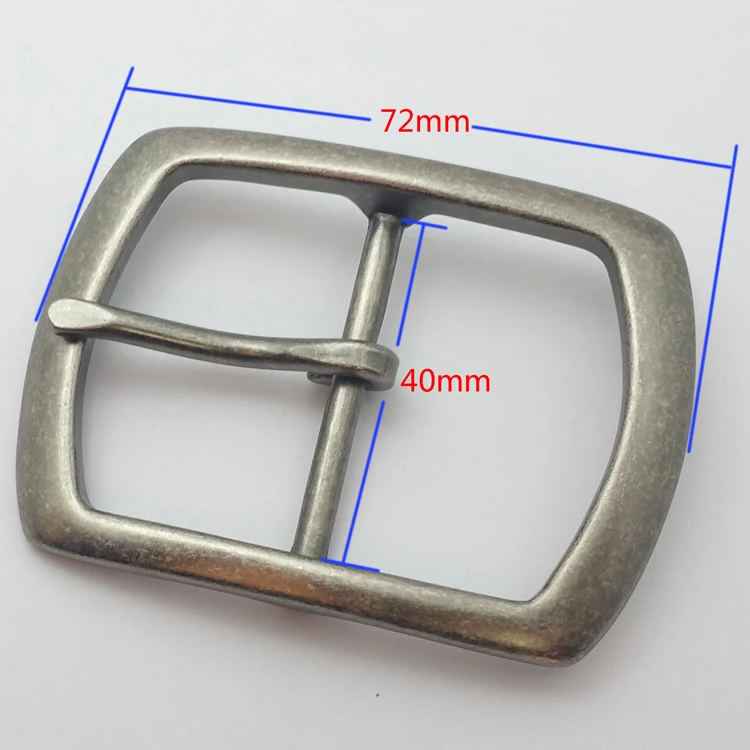 Wholesale Zinc Alloy 40mm Double Pin Center Bar Buckle Brush Antique