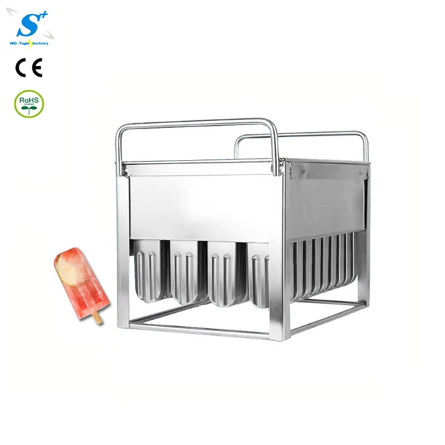 

Commercial Factory Price Ice Cream Stick Stainless Steel Popsicle Mould, Silver