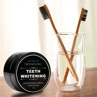 

Activated Carbon Whitening Powder Set Toothpaste White Tooth Charcoal Powder Bamboo Toothbrush Oral Hygiene Cleaning Dental Tool