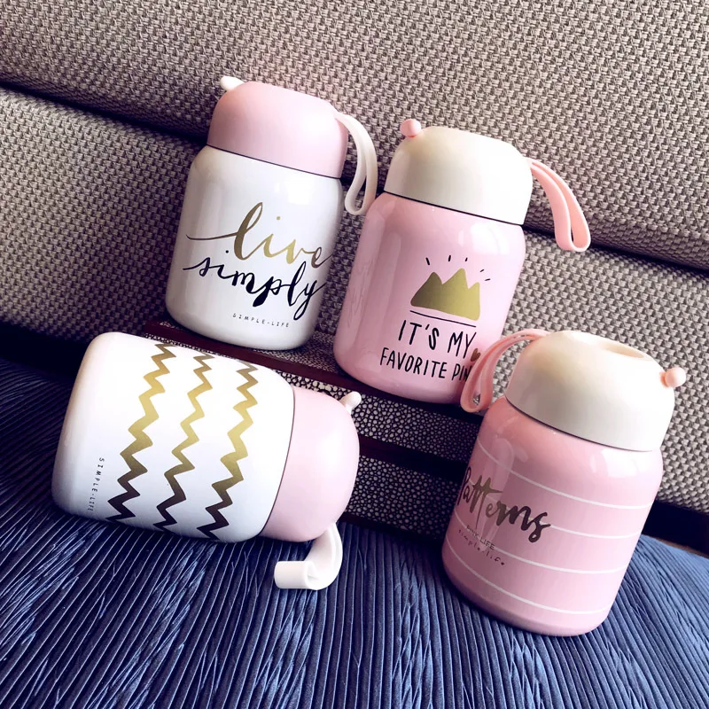 

Mini Stainless Steel Vacuum Water Bottle for Kids, 10 designs