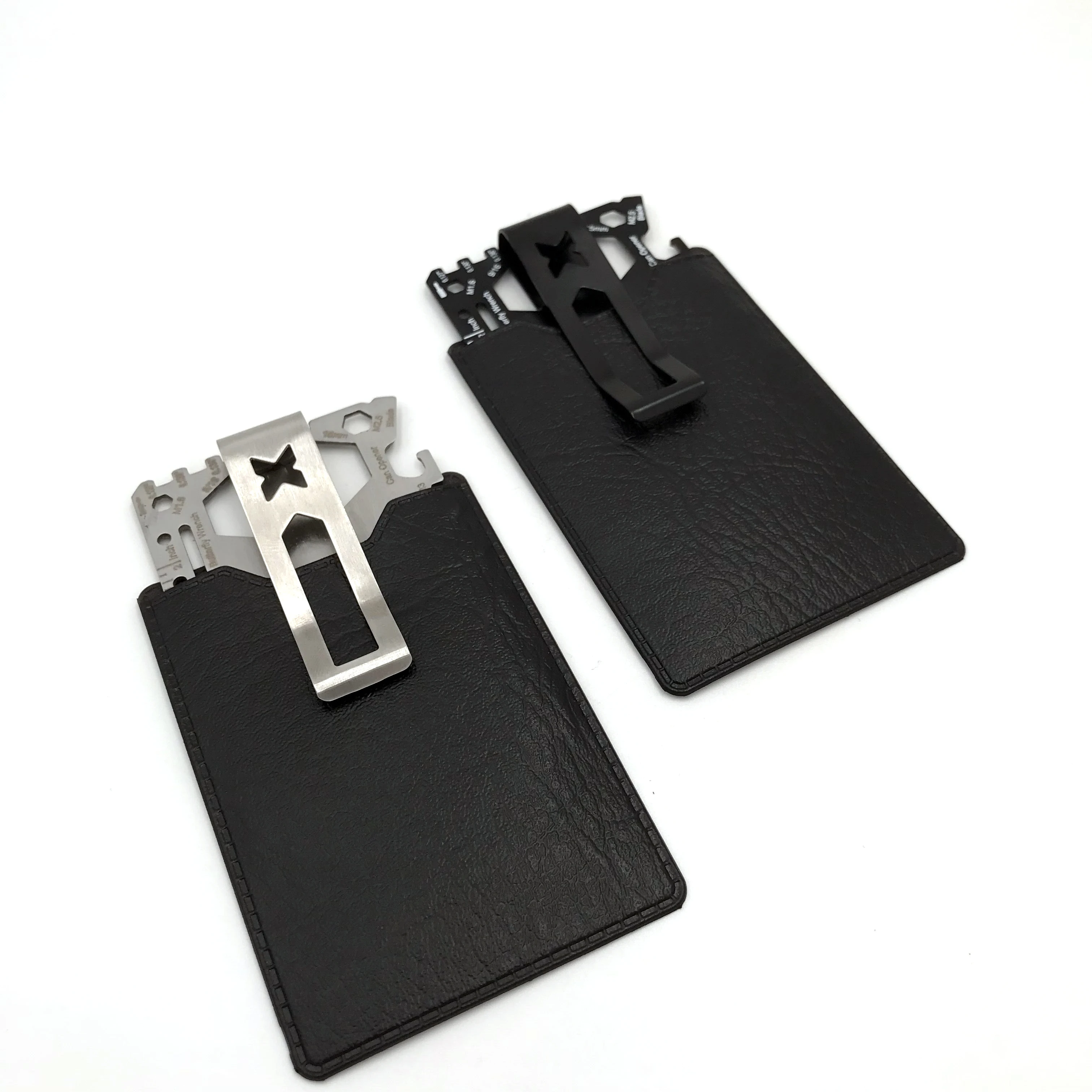 

Customize Outdoor Wallet Munti Functional Tool Pocket multil Credit Card, Black&silver and customized