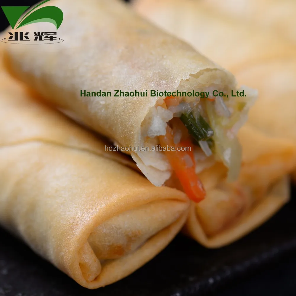 
ZHAOHUI Factory Frozen Vegetable IQF Fried Spring Rolls 