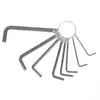 Black 8 In 1 1.5mm~6mm Box Key Chain Combination Hex Key Allen Wrench Set Metric Hand Tool Kit 8 in 1 for UNO