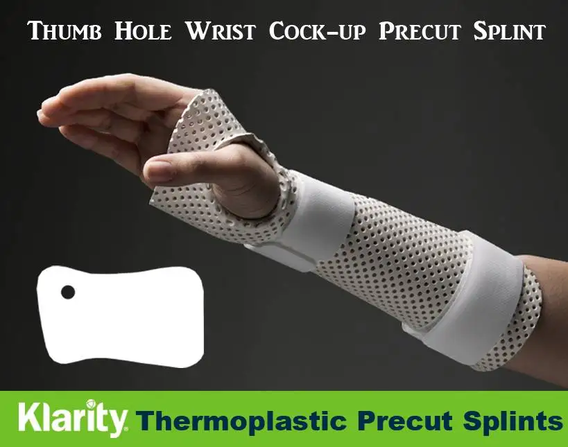 
Precut Thumb Hole Wrist Splints Support 