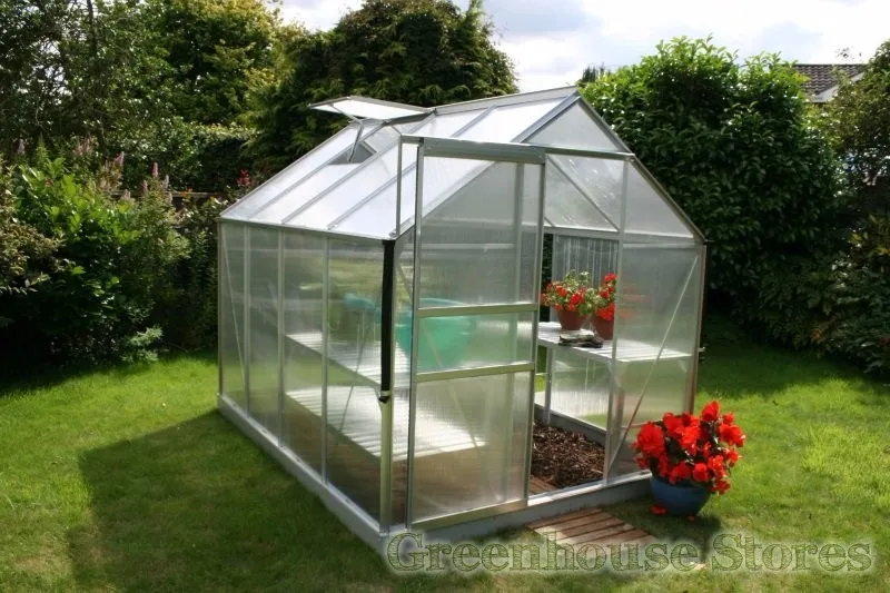 Aluminum Greenhouse 3-4 Rooms Type With Base Quonset Style Greenhouse ...