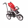Rubber Mountain Bike Carrier Lightweight Aluminum Frame Baby Stroller Electric Tricycle For 2 Person