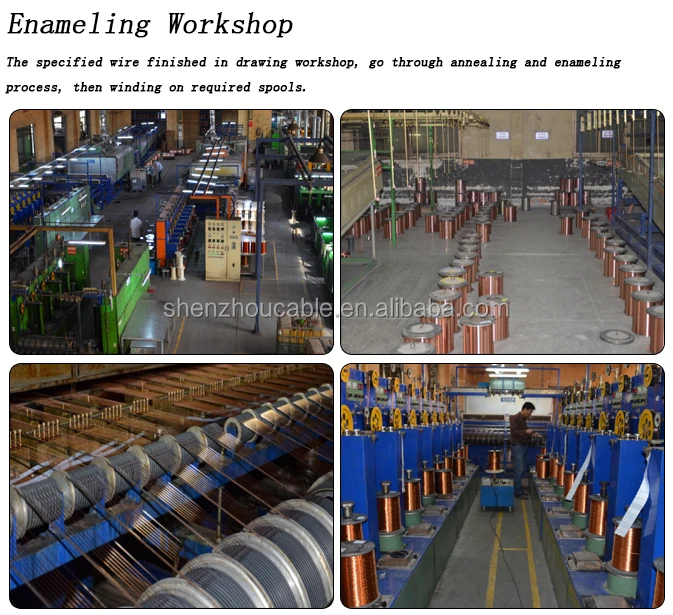 Wire Eiw Aiw Pew Enameled Copper Clad Aluminum Class Polyester