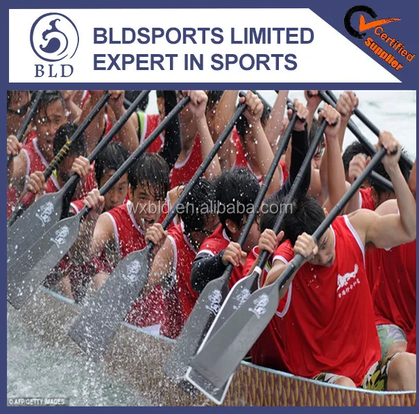 
Round T grip design adjustable dragon boat carbon fiber paddle 