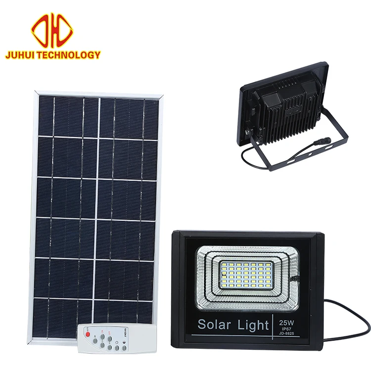 Aluminum Outdoor waterproof garden lighting ip65 25 30 40 50 60 70 w solar led flood lamp