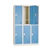 Office home metal filing storage locker 6 doors steel cabinets