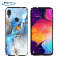 

Customized Anti-knock Art Liquid Phone Case for Samsung Galaxy A50 Colorful marble phone case factory price